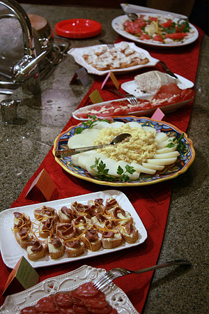 The spread.