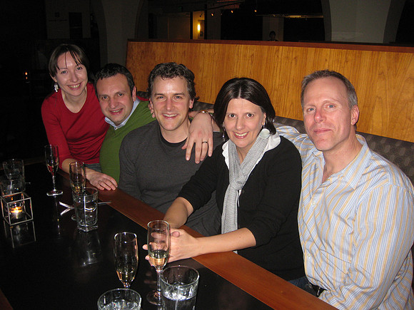 At Wild Ginger with Federica, Nicola and Maria