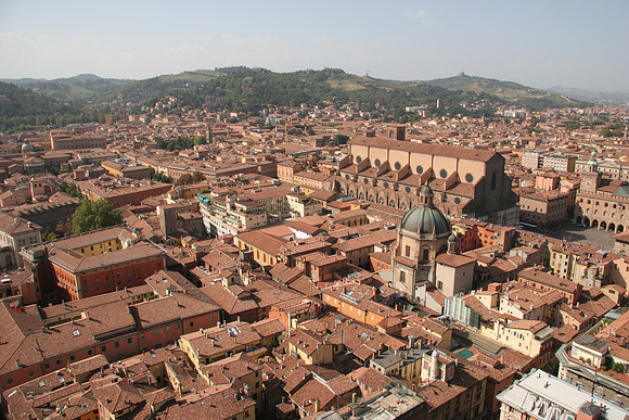 Looking Down From the Torre degli Asinelli, 97 metres high