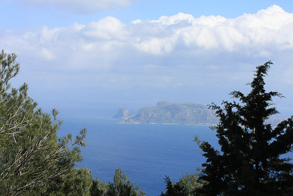 Looking southeast toward Capo Zafferano