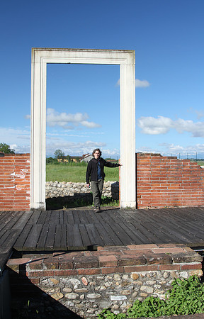 Reconstruction of part of the stage.