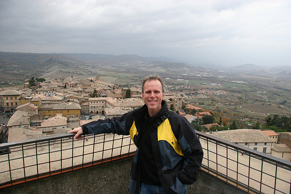 On top of Torre del Morro looking northwest