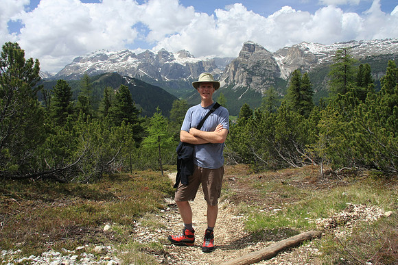 Looking east from the start of trail 12