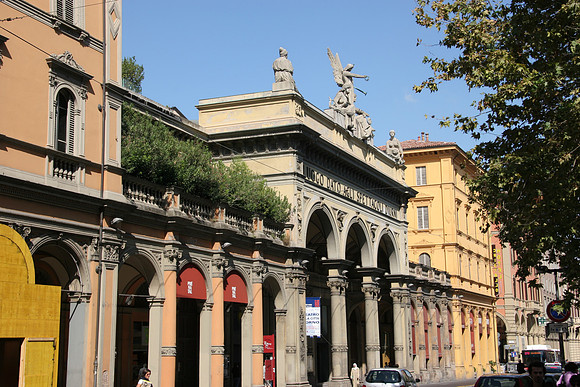 Bologna is Famous for its Porticos - 40 Miles of Covered Sidewalks