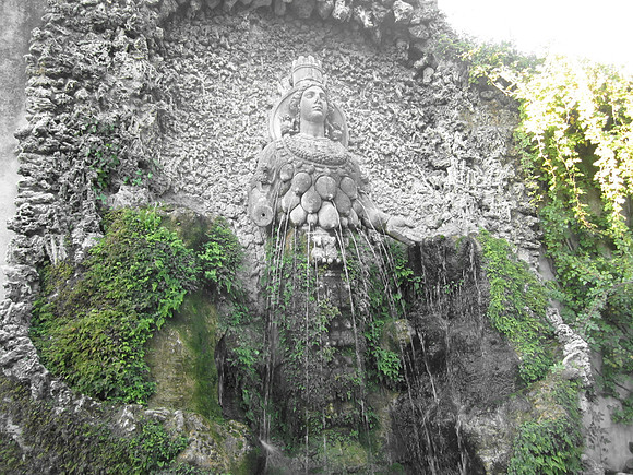 Mother Nature Fountain. Diana of Ephesus.