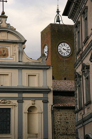 A mish mash of architectural styles - the tower we climbed earlier is in the middle