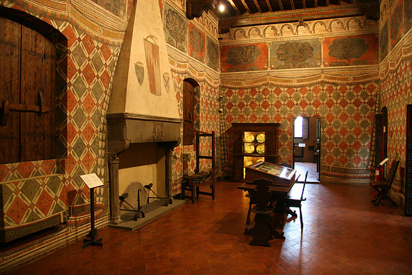 Frescoed walls