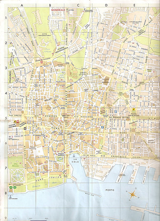 Map of Central Palermo