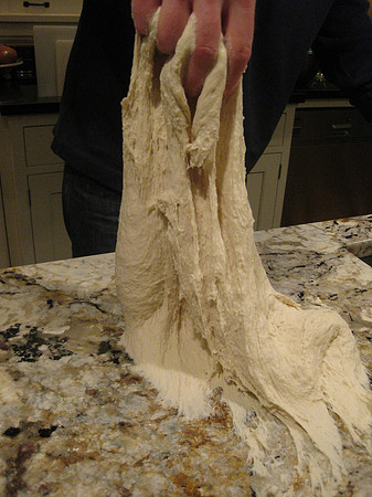 Working the bread