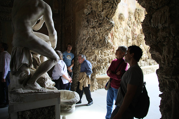 Grotto is open for 15 minutes every hour