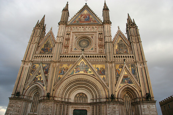 Front facade from across the piazza