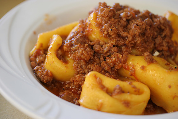 Bologna is Famous for Tortellini and Ragu - These are Tortellone (Big Tortellini)