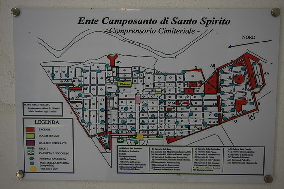 Cimitero Sant'Orsola Plan