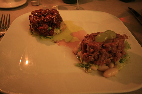 Cortona, Osteria del Teatro - Carne cruda, vitello e capriolo