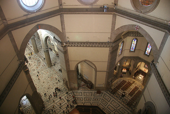 In the cupola of the duomo