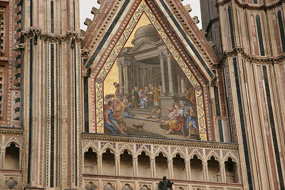 One panel of the tryptich