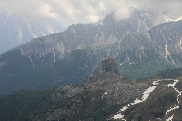 Close up of Cinque Torre.