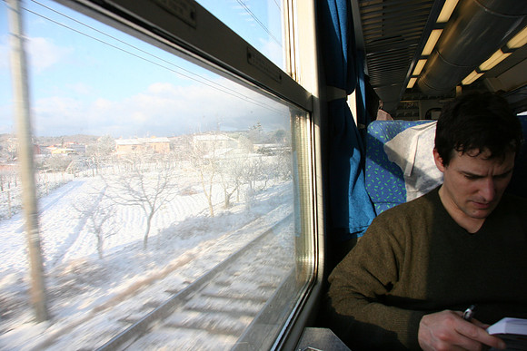 Sunday on the train