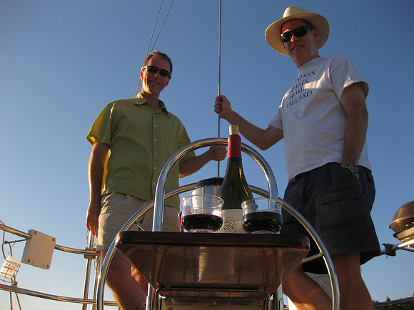 Sailing and wine.