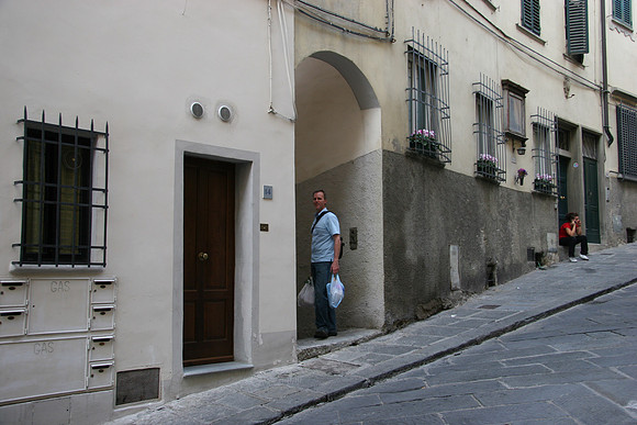 Now down some steps