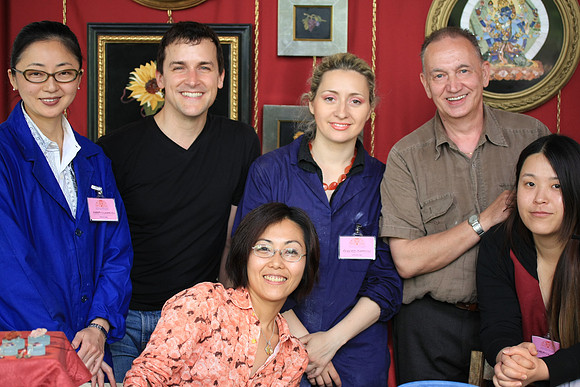 Marc with Maestro and Students
