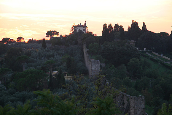 View from San Miniato - Setting Sun