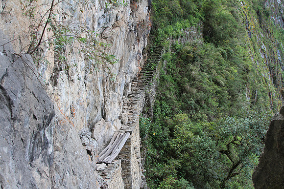 Inka Bridge - people not allowed to cross it anymore.