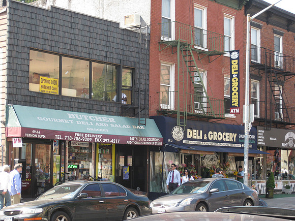 This butcher and/or deli was owned by the brother of Maria Basacchi.