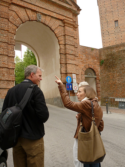 Our wonderfully knowledgeable tour guide, Chiara.