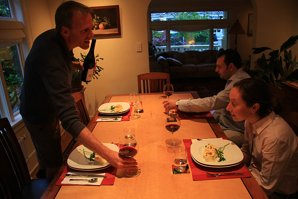 At the table at last!