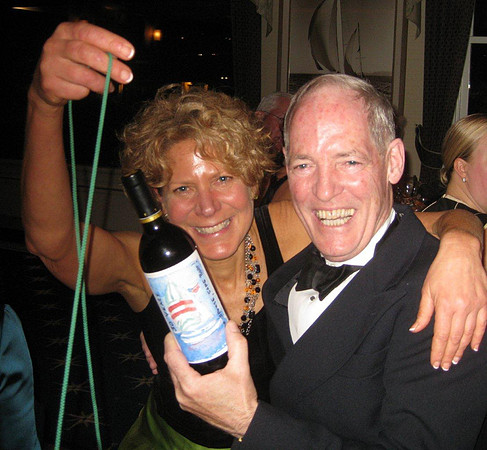 Joyce, Gary, 'Andy' and their bows