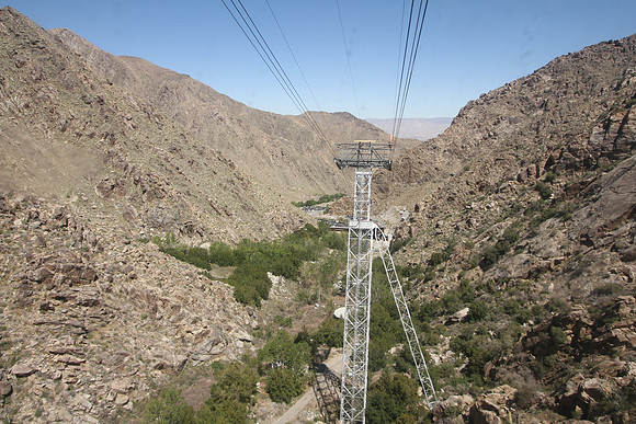 Looking back down the canyon.