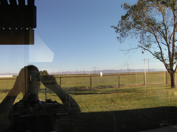 North Reflection in Kitchen Window