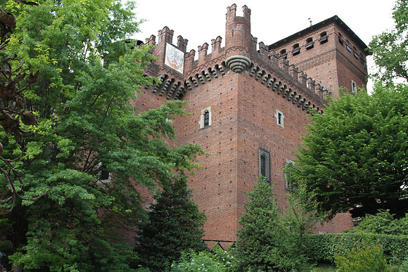 The fortress (la rocca) was built in 1884 for an International Exposition.