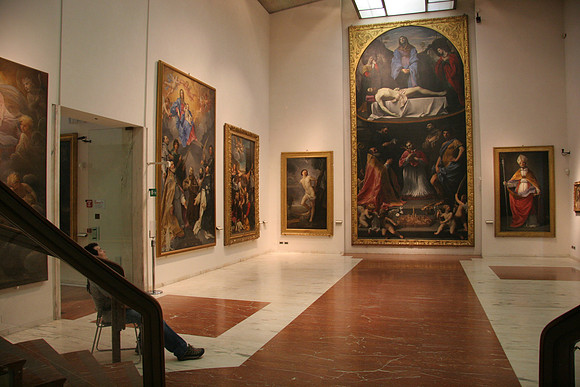 At the Pinacoteca Nazionale