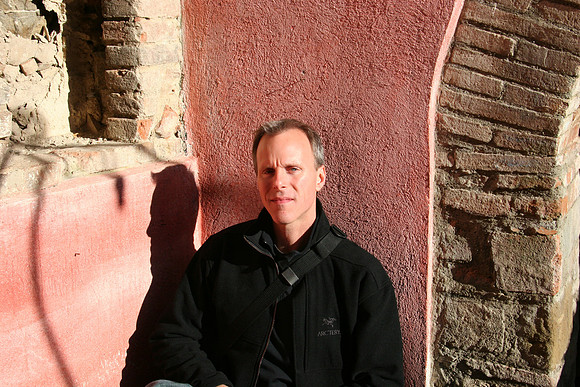 Mark in the Courtyard