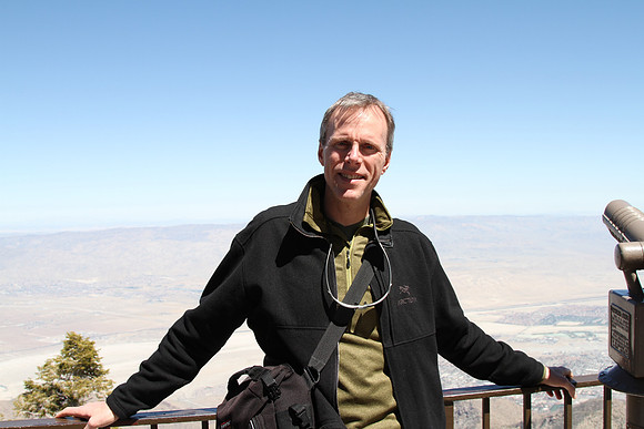 Mark at the observation deck.