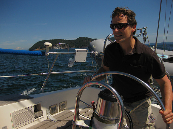 Steering or trying to.