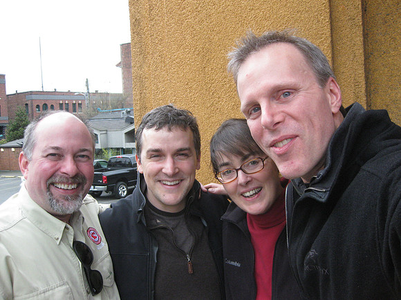 Joseph, Marc, Devota, Mark after Dim Sum