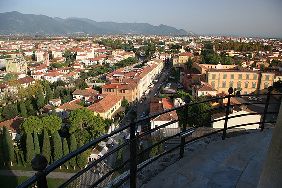 Looking east from the top of the tower