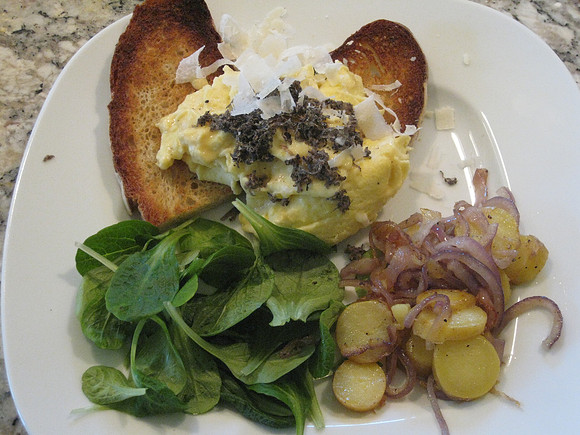 Mark's Bread, Farmer's Market Eggs and Oregon Black Truffles