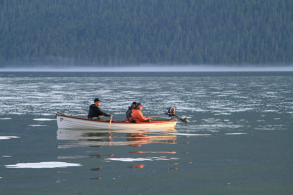 A pretty cool way to fish (when you've got a guide who likes to row.)