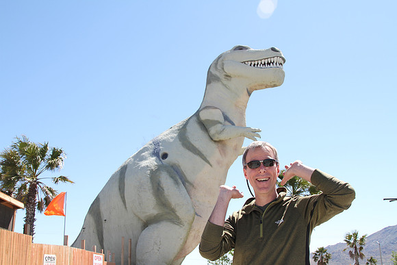 Mark with T-rex