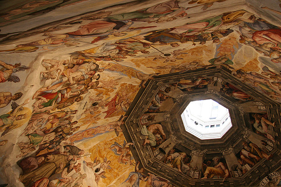 Cupola - top part with windows is where you finally end up