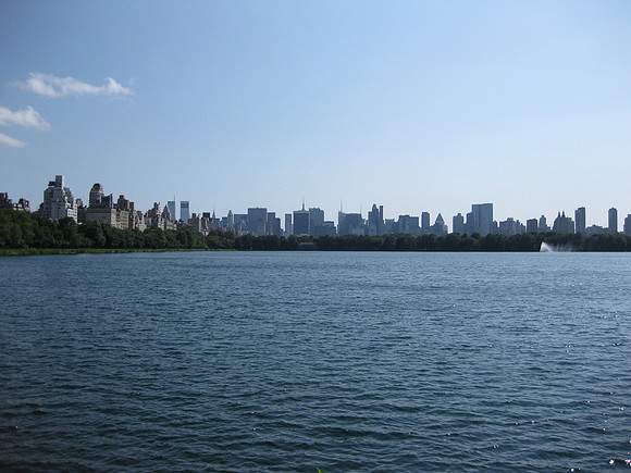 Looking south over the reservoir.
