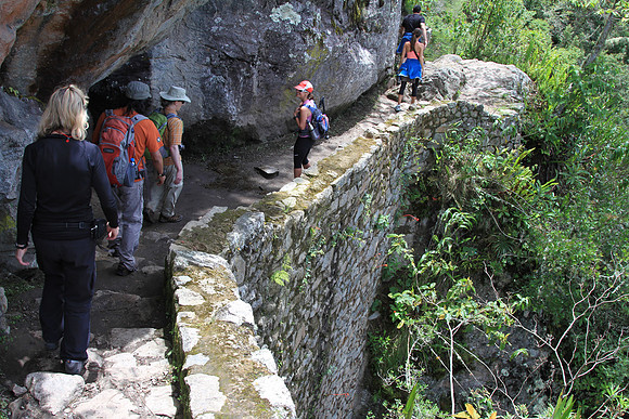 This was one of the ways into Machu Picchu.