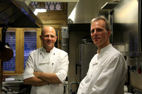 Mark and Claudio Before the Evening Service Begins