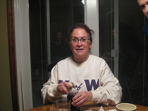 Mom at Scott's house.