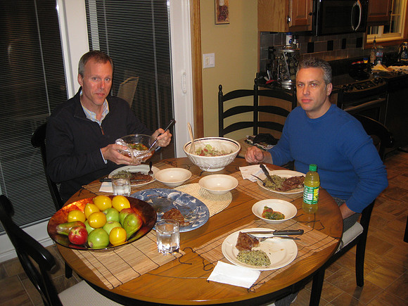 Steak dinner.