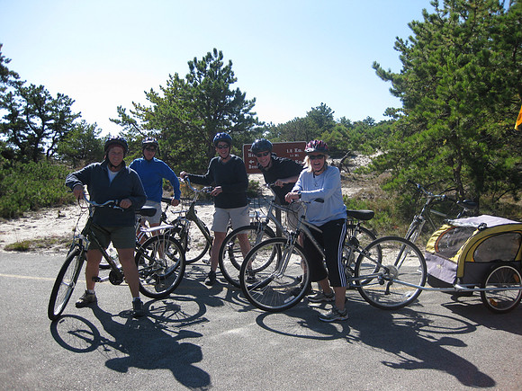 On a bike ride in the Cape Code National Seashore Park